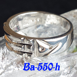 *Ba-550-H Bague Atlante (Arg. .925)